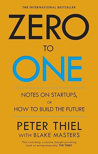 Zero to One by Peter Thiel - Book Cover