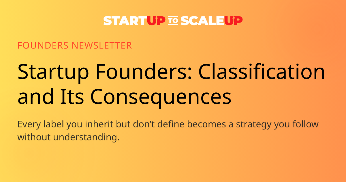 Startup Language: Classification and Its Consequences